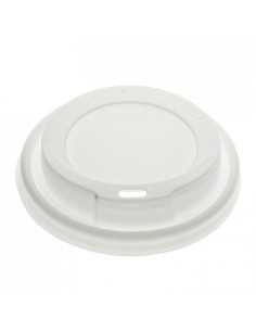 TAPA PLÁSTICO BLANCA VASO CAFÉ